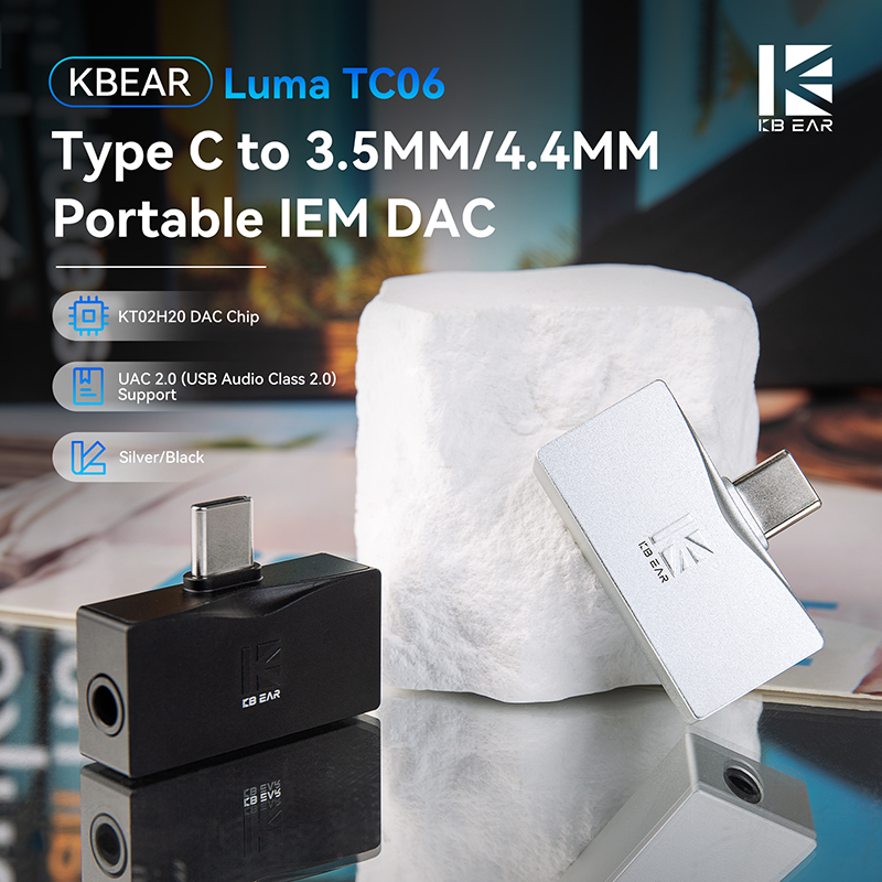KBEAR Luma TC06 Type C to 3.5M – обзор и цена In Ear Monitor Iem