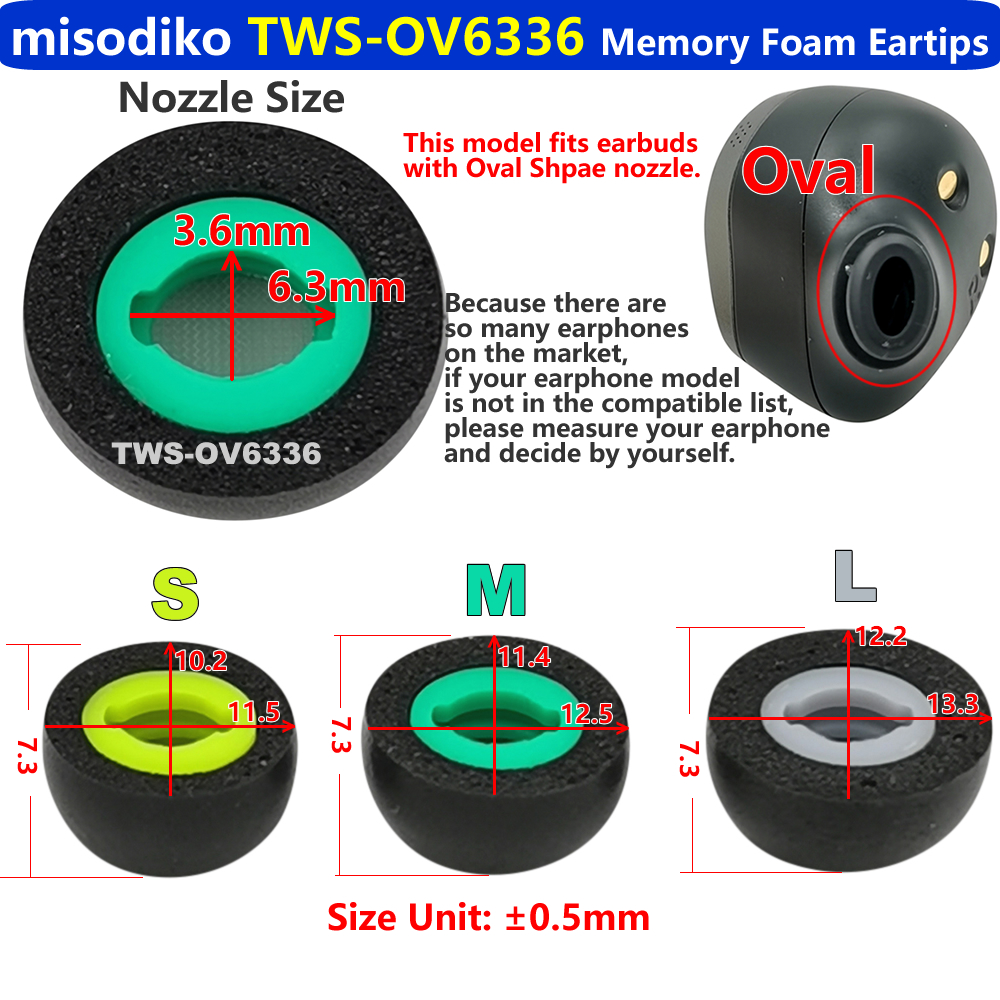 misodiko Upgraded Oval Memory  – обзор и цена Wireless Earbuds Tws