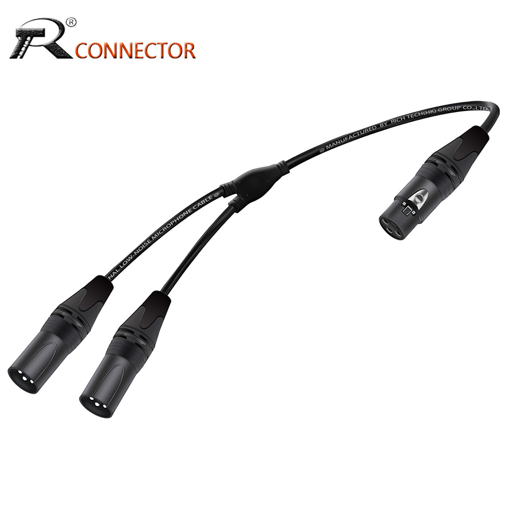 XLR Splitter Audio Cable,3Pins – обзор и цена Audio Splitter Y