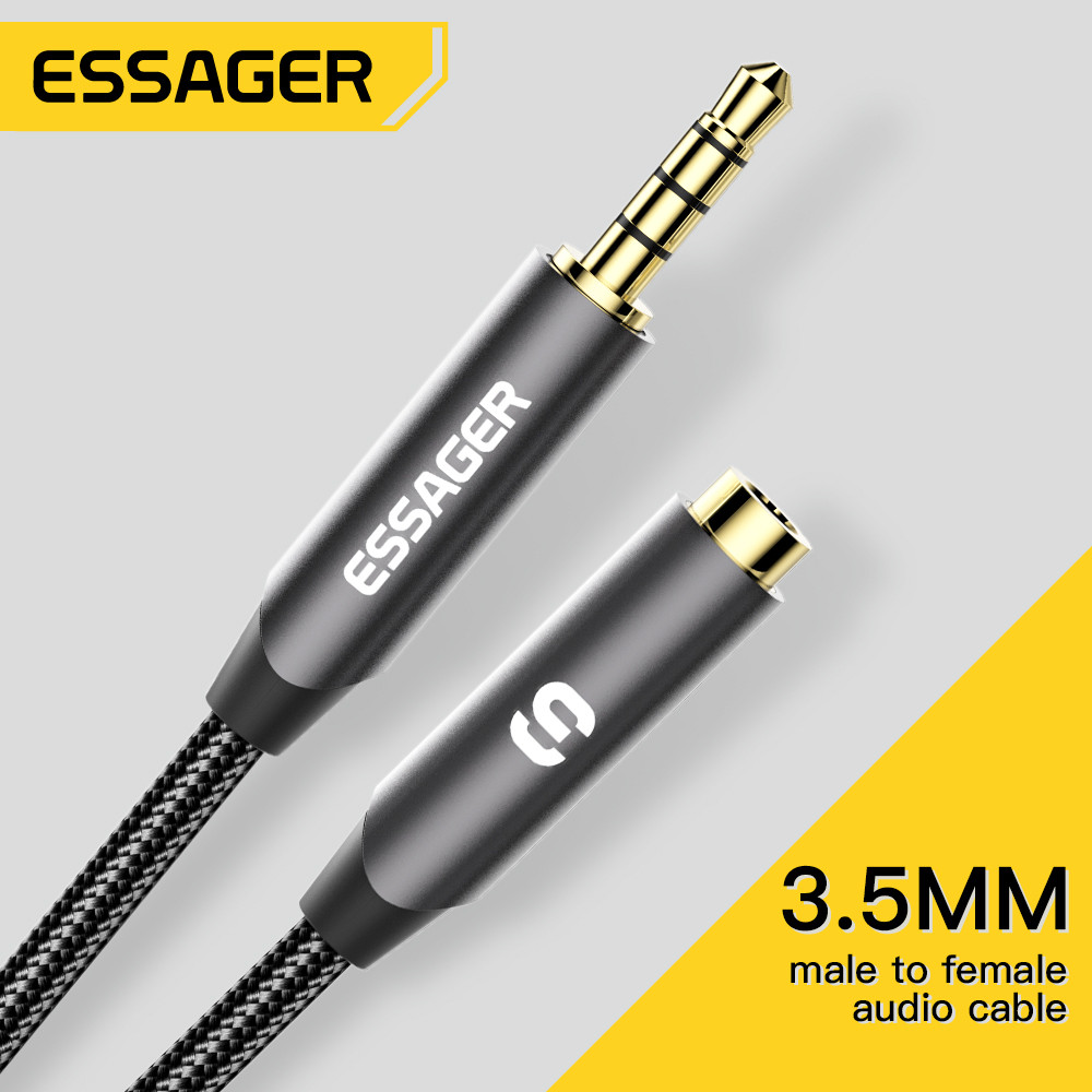 ESSAGER Headphone Extension Ca – обзор и цена Earphone Splitter Jack