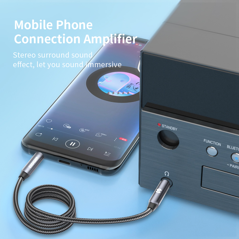 ESSAGER Headphone Extension Ca – обзор и цена Earphone Splitter Jack