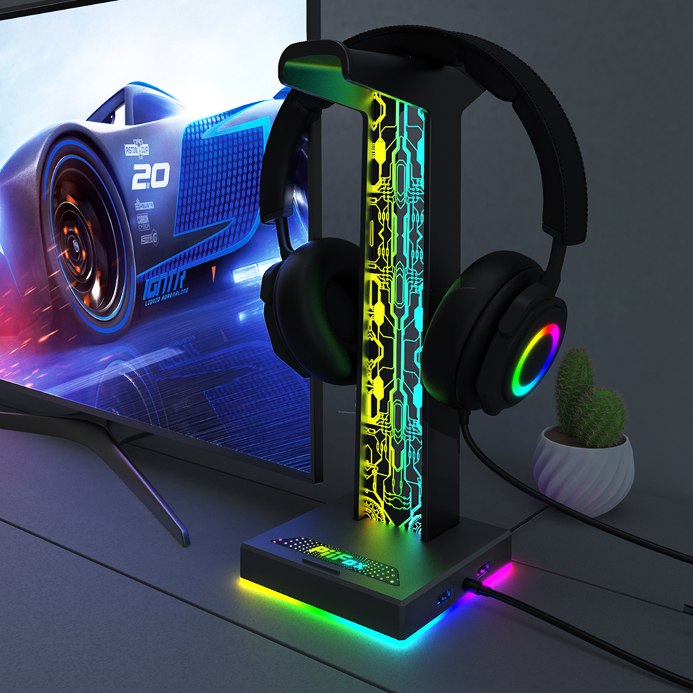 RGB Gaming Headphone Stand Dua – обзор и цена Gaming Headset Rgb