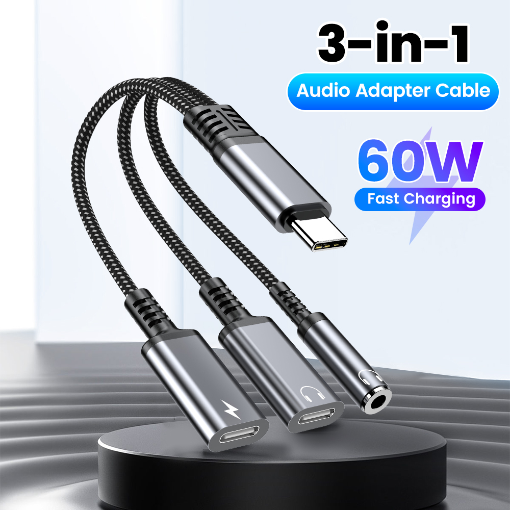 Type C Audio Adapter Cable 3in – обзор и цена Earphone Splitter Jack