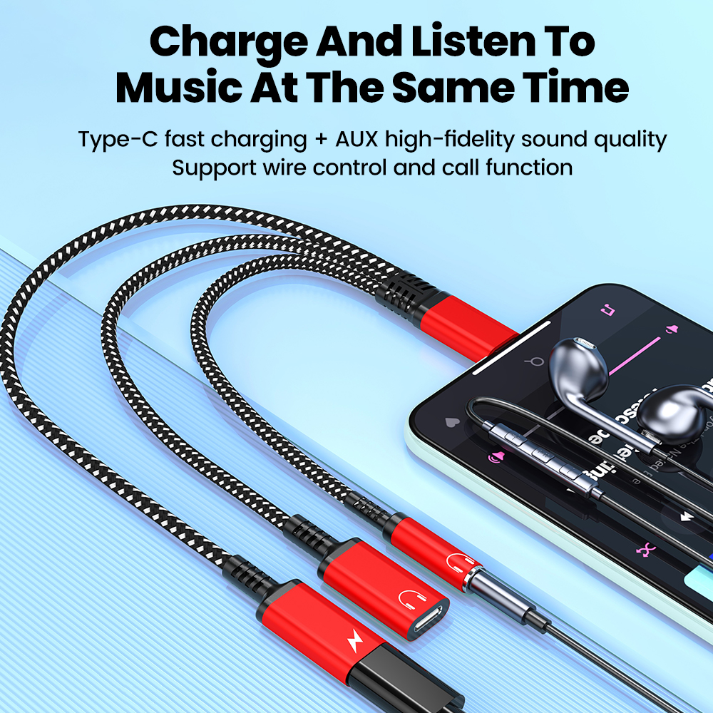 Type C Audio Adapter Cable 3in – обзор и цена Earphone Splitter Jack