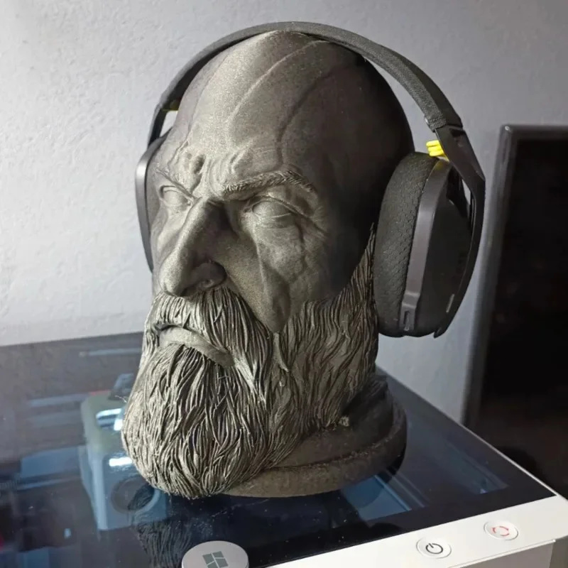 God Of War Kratos Statue Headp – обзор и цена Headphone Stand Desk
