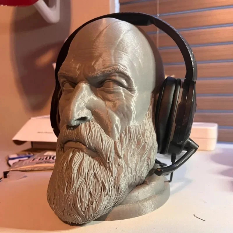 God Of War Kratos Statue Headp – обзор и цена Headphone Stand Desk