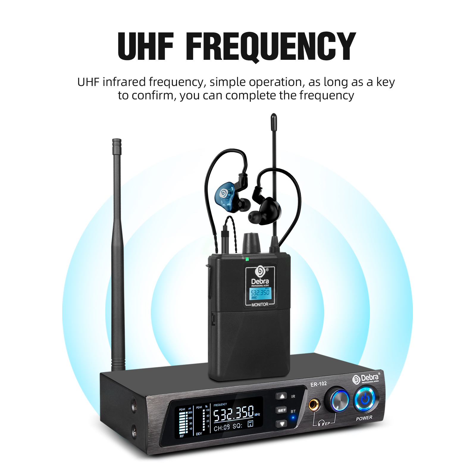 Debra ER-102 UHF IEM In Ear St – обзор и цена In Ear Monitor Iem